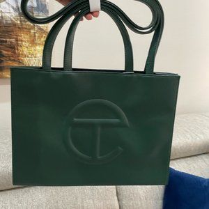 Authentic Telfar- Dark Olive - Medium